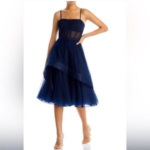 BCBGmaxazria Corset Tiered Dress Size 0